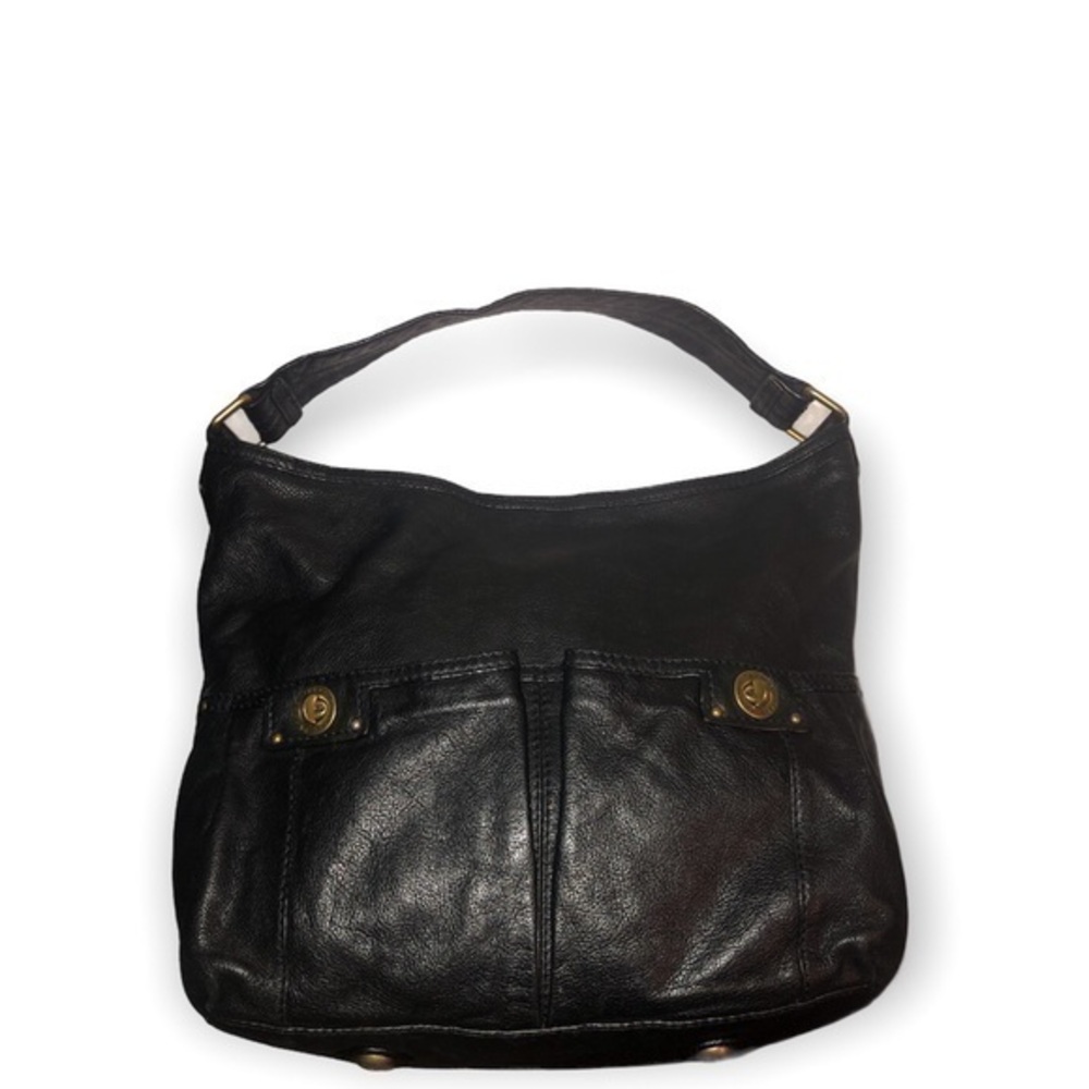 Marc by Marc Jacobs black leather hobo bag